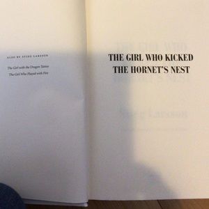 Book - The Girl Who Kicked the Hornet’s Nest